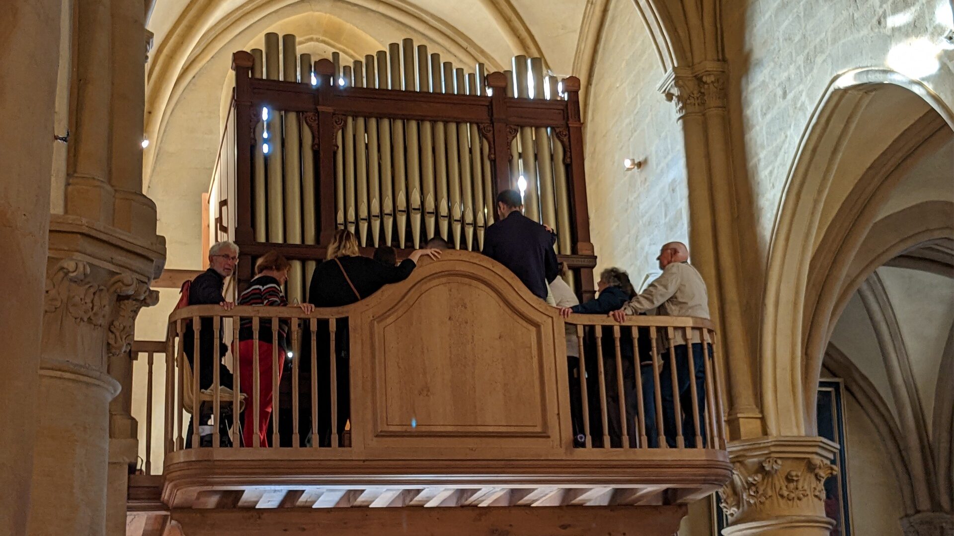 Journée du patrimoine, démonstration et présentation de l'instrument.